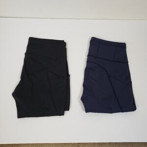 Lululemon Fast & Free Crop II 19" with Pockets and Reflective Dots 2 Set Size 10